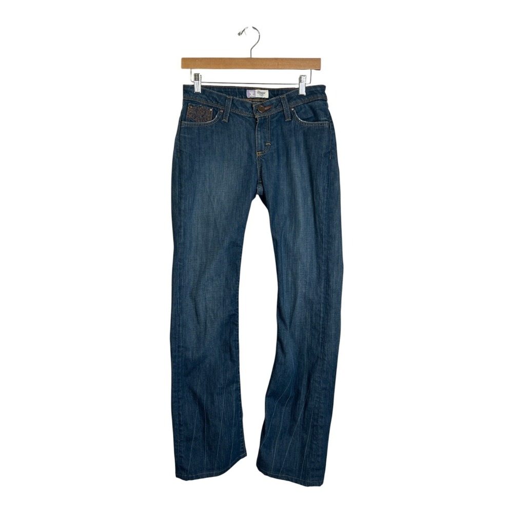 Wrangler Twenty X Houston Low Rise Bootcut Jeans Embroidered 5/6x36 Y2K